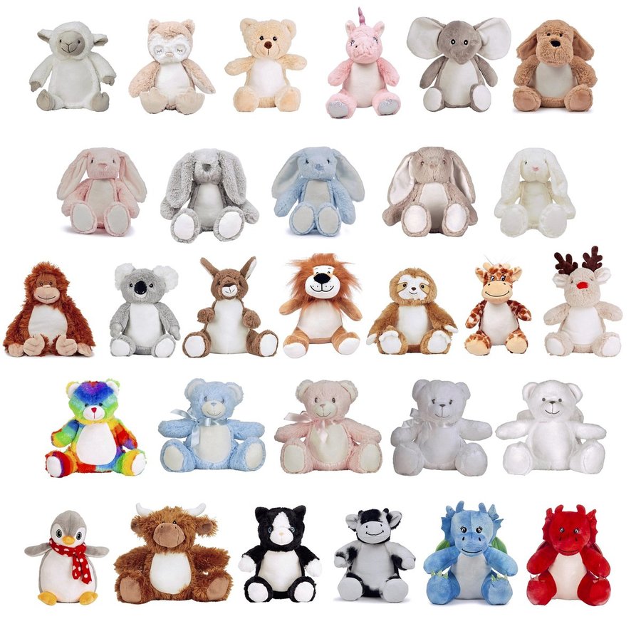 Peluche Bunny avec zone d'impression