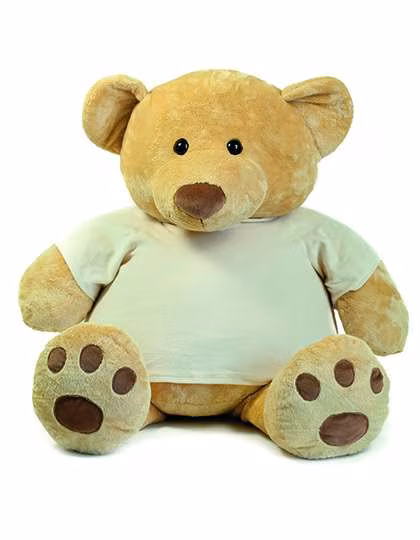 Mumbles Super-Size Teddy Bear 3XL with T-Shirt, Light Brown 3XL, MM24