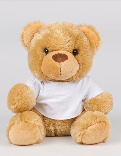 Mumbles Kuschelbär mit abnehmbarem T-Shirt, Brown S, MM30