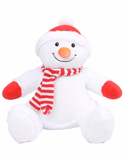 Mumbles Zippie Schneemann mit Reißverschluss, White L, MM567