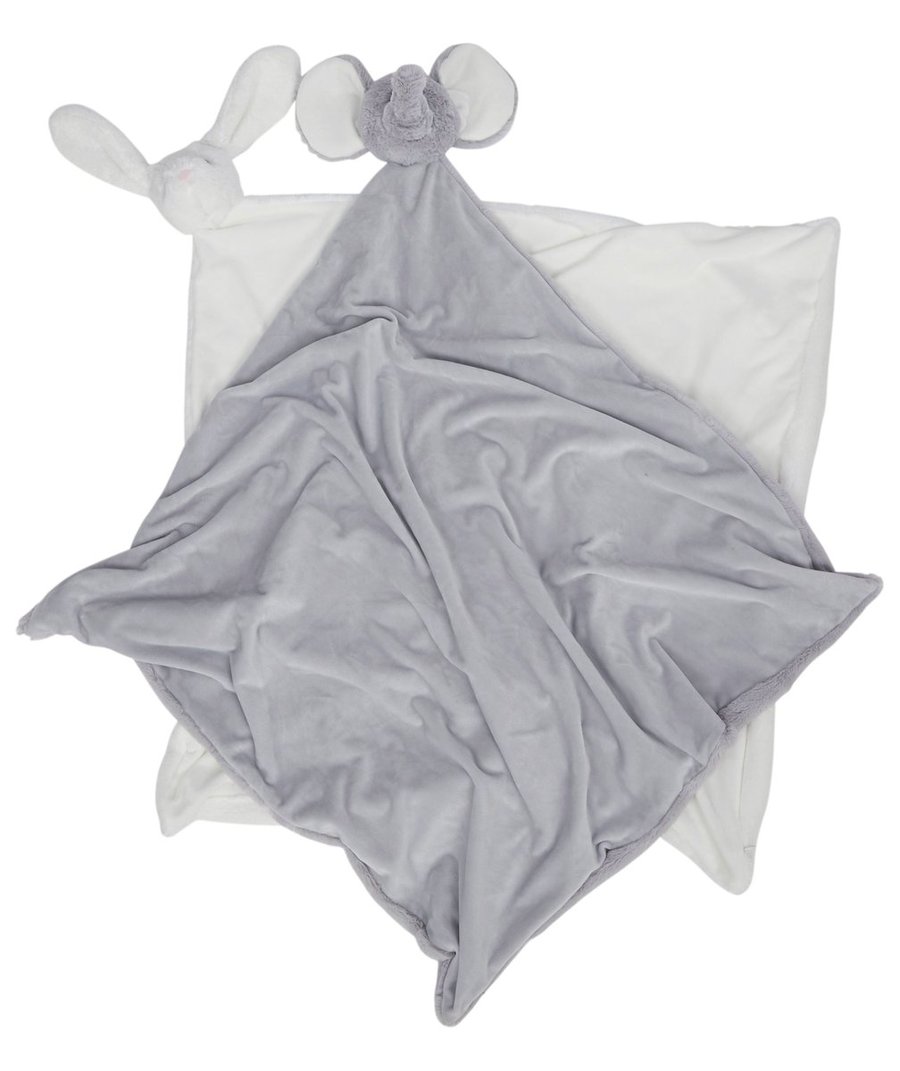 Mumbles Kuschelige Tierdecke mit Reißverschluss, Bunny Cream One Size, MM751