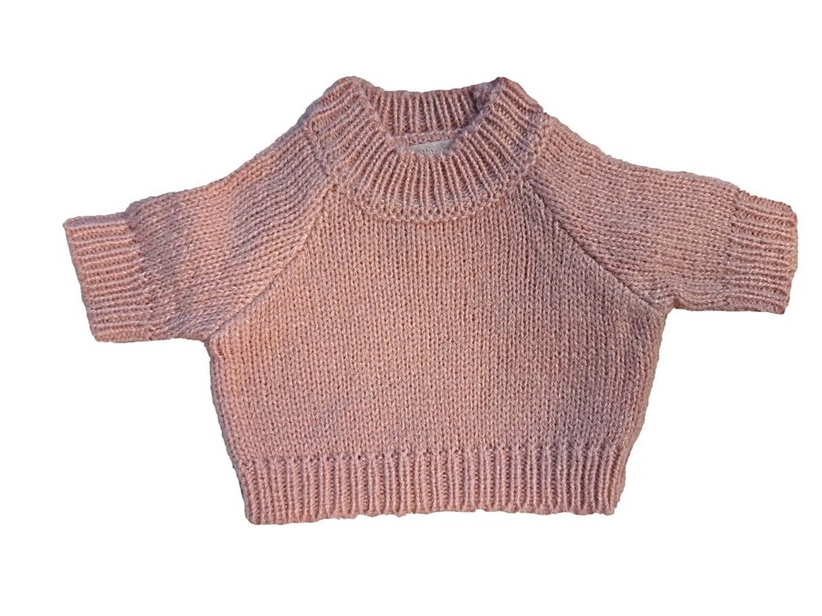 Mumbles Teddy Jumper con maniche raglan, White S, MM83