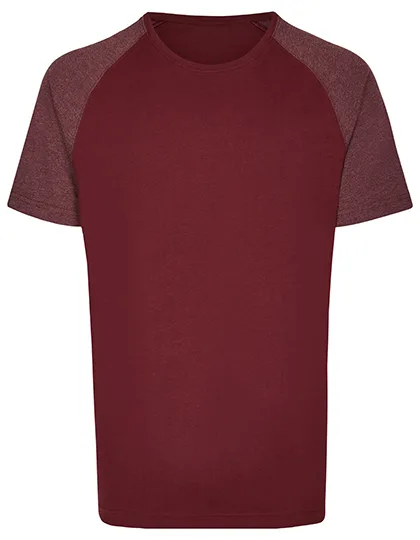 Miners mate My Mate Herren T-Shirt, Baumwolle-Mix, Burgundy/Heather Burgundy 3XL, MY110
