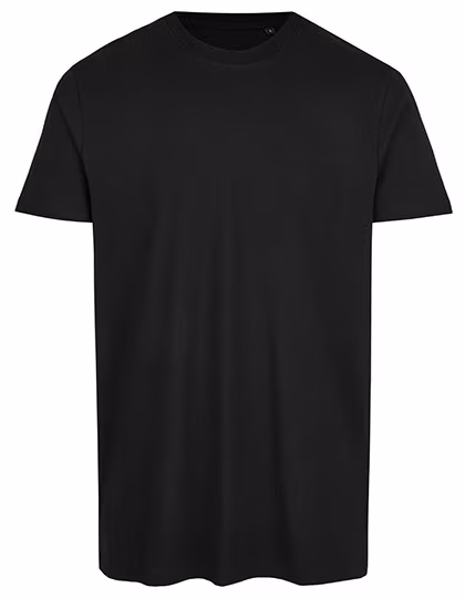 Miners mate pure mate Fairtrade Bio-Baumwoll T-Shirt mit Ripp-Kragen, Black XXS, MY112