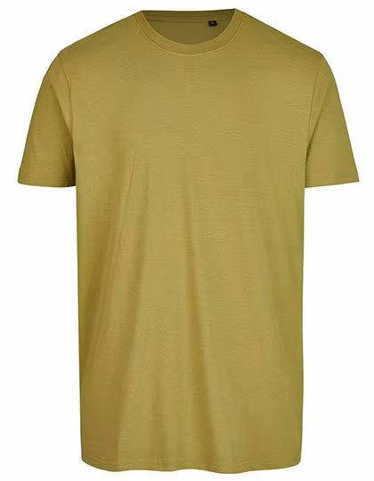 Miners mate pure mate T-Shirt Fairtrade in Cotone Biologico con Colletto a Costine, Soft Olive XXL, MY112