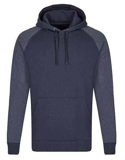 Miners mate Klassischer Herren Hoody mit Kängurutasche, Navy/Heather Navy M, MY610