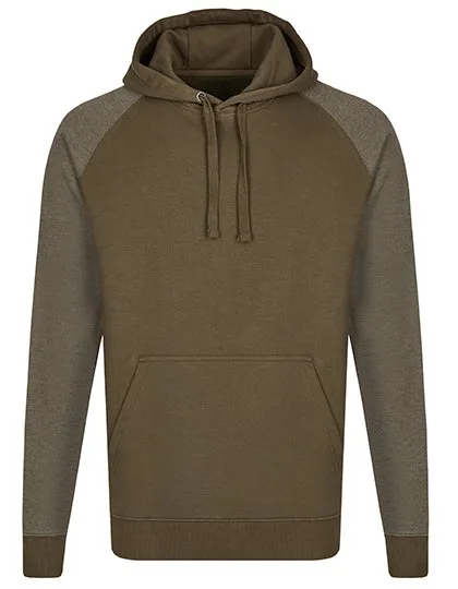 Miners mate Klassischer Herren Hoody mit Kängurutasche, Olive/Heather Olive XL, MY610