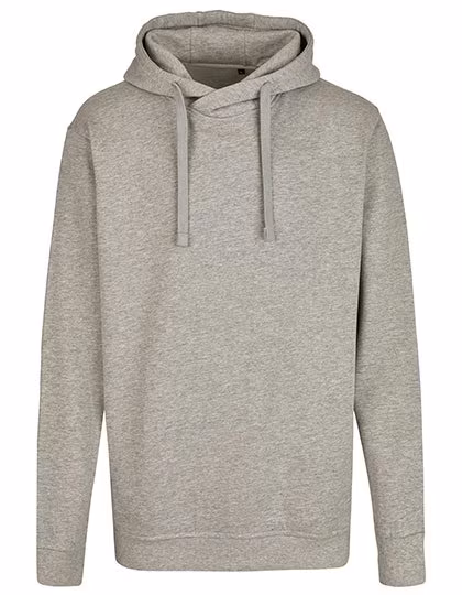 Miners mate pure mate Bio-Baumwolle Hoody mit Kapuze, Heather Grey L, MY612