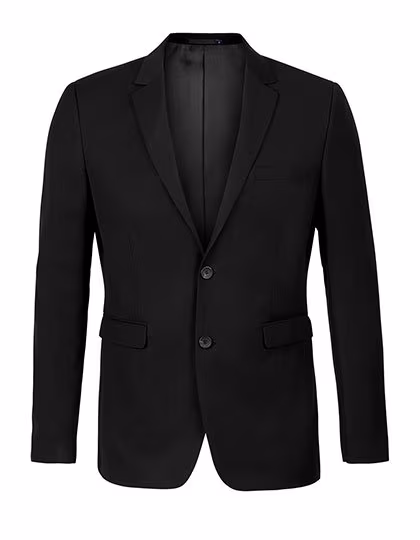 NEOBLU Two-Button Twill Blazer Marius, Deep Black 40, NB3164