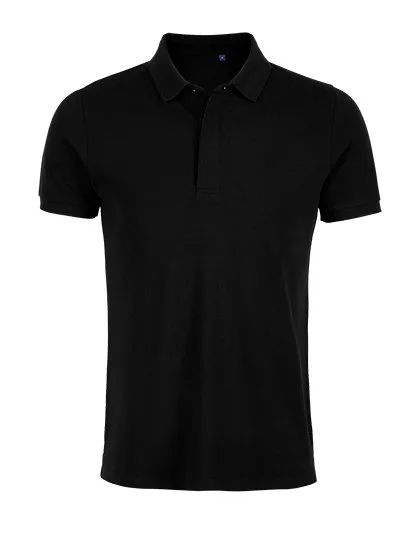 NEOBLU Piqué Polo Shirt Owen Cotton for Men, Deep Black S, NB3188