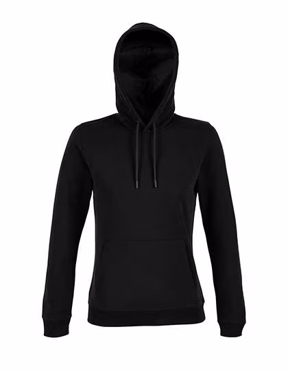 NEOBLU Felpa con Cappuccio French Terry con Tasca, Deep Black S, NB3197