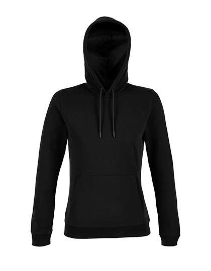 NEOBLU French Terry Hoodie mit Kapuze und Tasche, Deep Black S, NB3197