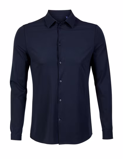 NEOBLU Chemise manches longues Balthazar en Coton pour hommes, Night XXL, NB3198