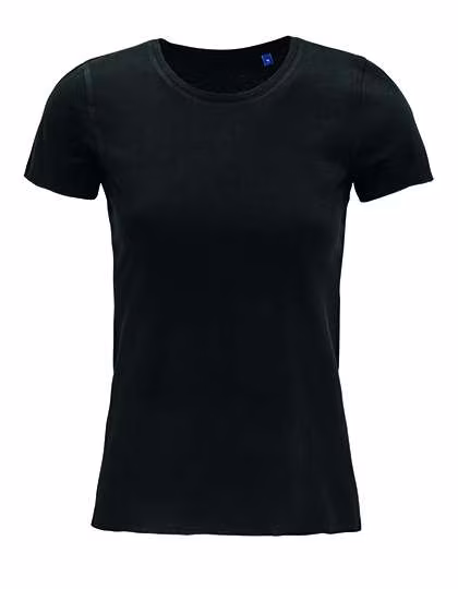 NEOBLU Bio-Baumwolle T-Shirt Leonard mit Pfirsichhaut-Effekt, Deep Black S, NB3571