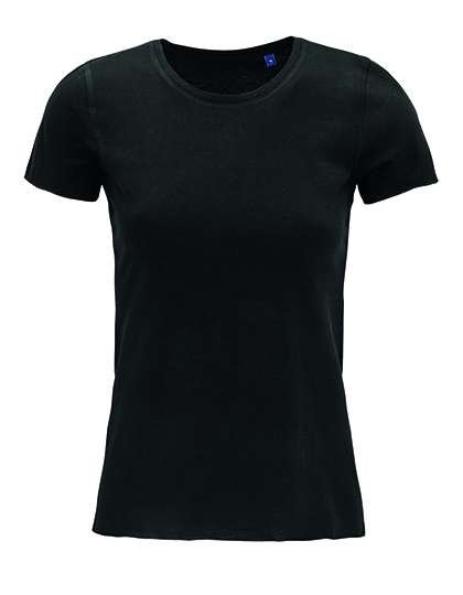 NEOBLU Bio-Baumwolle T-Shirt Leonard mit Pfirsichhaut-Effekt, Deep Black S, NB3571