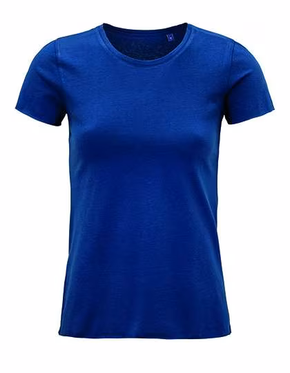 NEOBLU Bio-Baumwolle T-Shirt Leonard mit Pfirsichhaut-Effekt, Deep Blue L, NB3571