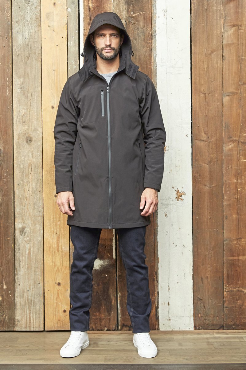 NEOBLU Softshell Mantel Achille wasserdicht für Herren, Night XL, NB3793