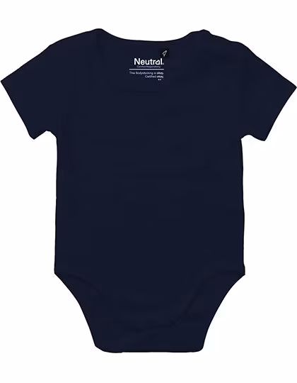 Neutral Bio-Bodystocking Kurzarm für Babys, Navy 74, NE11030