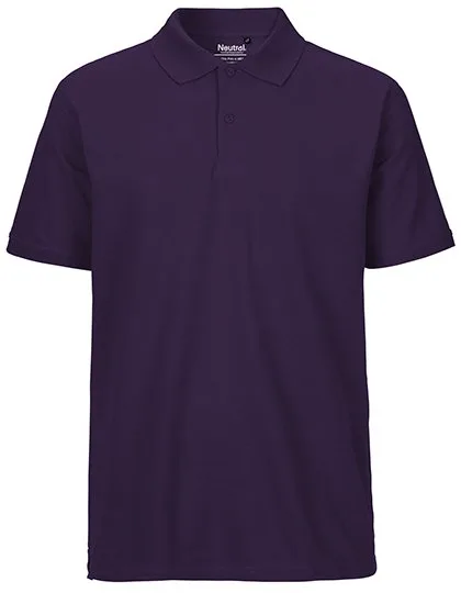 Neutral Classic Polo aus Bio-Baumwolle für Herren, Purple S, NE20080