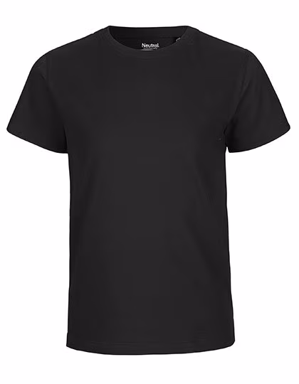 Neutral Fairtrade Kinder T-Shirt mit Elasthan, Dusty Indigo 140/146, NE30001