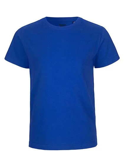 Neutral Fairtrade Kinder T-Shirt mit Elasthan, Royal 116/122, NE30001