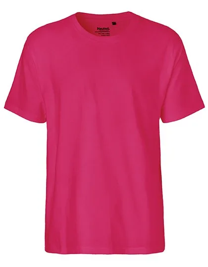 Neutral Classic T-Shirt aus Bio-Baumwolle für Herren, Pink M, NE60001