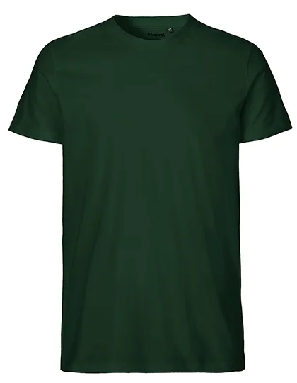 Neutral T-Shirt aus Bio-Baumwolle für Herren, Bottle Green M, NE61001