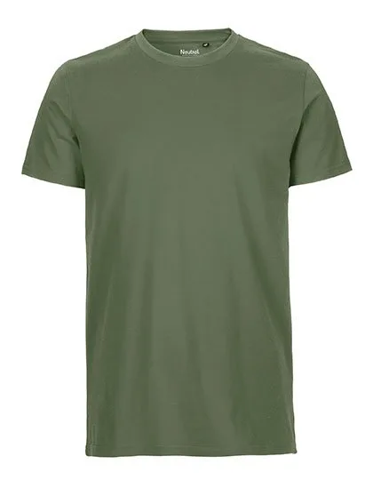 Neutral T-Shirt aus Bio-Baumwolle für Herren, Military M, NE61001