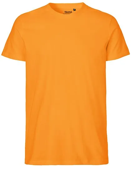 Neutral T-Shirt aus Bio-Baumwolle für Herren, Okay Orange L, NE61001