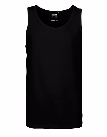 Neutral Organic Cotton Tank Top with Wide Straps, Sport Grey S, NE61300