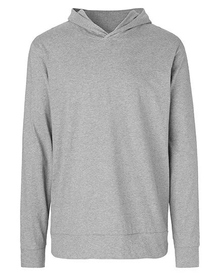 Neutral Jersey Hoodie aus Bio-Baumwolle mit Kapuze, Sport Grey M, NE62101