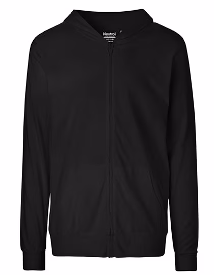 Neutral Jersey Hoodie mit Reißverschluss und Tasche, Navy S, NE62301