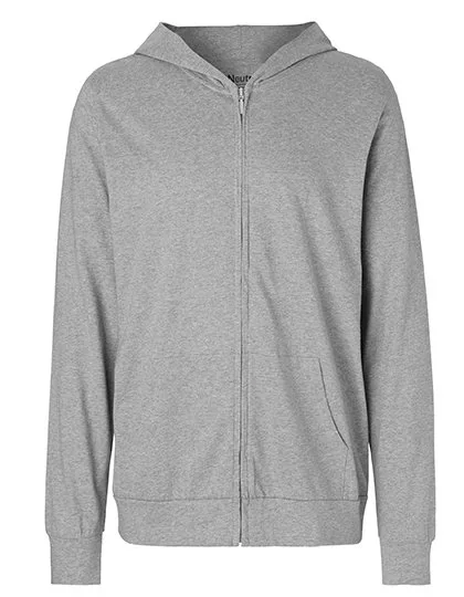 Neutral Jersey Hoodie mit Reißverschluss und Tasche, Sport Grey 3XL, NE62301