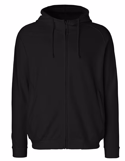 Neutral Hoodie mit verstecktem Reißverschluss, Fairtrade, Sport Grey L, NE63401