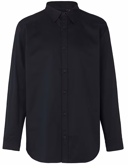 Neutral Camicia Fairtrade in Twill di Cotone da Uomo, Black S, NE67001