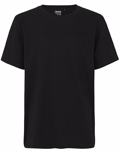 Neutral Bio-Baumwoll-T-Shirt mit recyceltem Polyester, Black S, NE69001