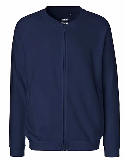 Neutral Bio-Baumwolljacke mit fleecegefüttertem Rücken, Navy XXL, NE73501