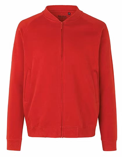 Neutral Giacca in Cotone Biologico con Schiena Foderata in Pile, Red XL, NE73501