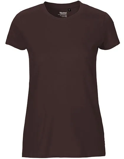 Neutral T-Shirt aus Bio-Baumwolle für Damen, Brown XXL, NE81001