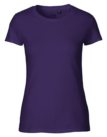 Neutral T-Shirt aus Bio-Baumwolle für Damen, Purple XL, NE81001