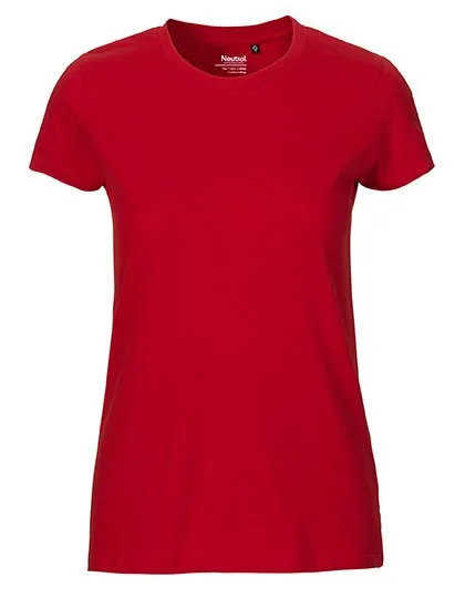 Neutral T-Shirt aus Bio-Baumwolle für Damen, Red M, NE81001