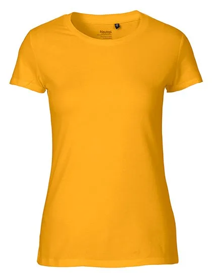 Neutral T-Shirt aus Bio-Baumwolle für Damen, Yellow XL, NE81001