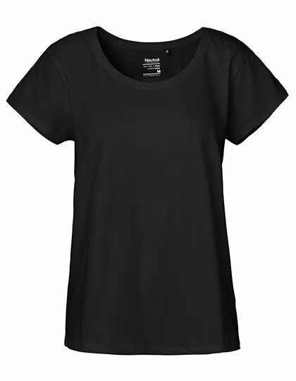 Neutral Loose Fit T-Shirt Bio-Baumwolle für Damen, Red XL, NE81003