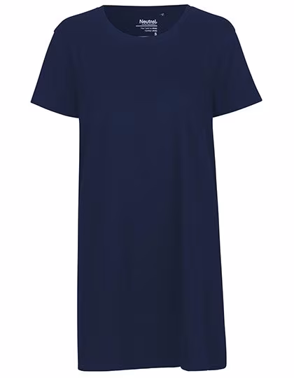Neutral Langschnitt T-Shirt aus Bio-Baumwolle in, Navy XS, NE81020