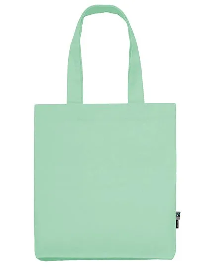 Neutral Twill Tasche aus Bio-Baumwolle 38x42 cm in, Dusty Mint 38 x 42 x 7 cm, NE90003