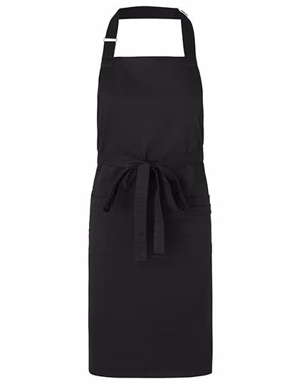 Neutral Organic Cotton Apron with Pocket Function, Black 90 x 90 cm, NE92020