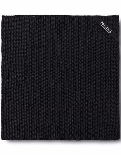 Neutral Set de torchons Fairtrade en coton bio, Black 30 x 30 cm, NE95011