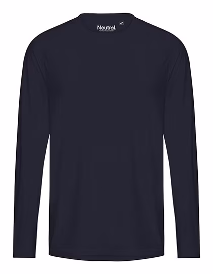 Neutral T-Shirt a Maniche Lunghe Riciclata ad Asciugatura Rapida, Navy S, NER61050