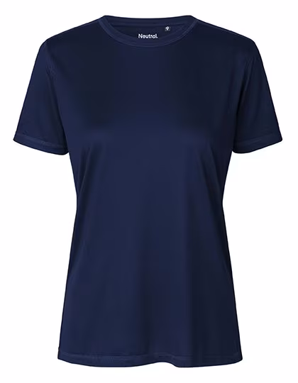 Neutral Performance T-Shirt aus Recycling-Polyester für Damen, Navy M, NER81001