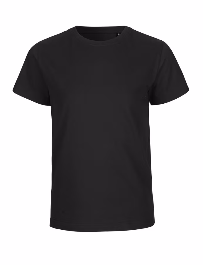 Tiger Cotton by Neutral Tiger Cotton T-Shirt per Bambini in Cotone Biologico, Black 92/98, NET30001K